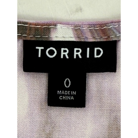 TORRID Watercolor Floral Cami Tank Top Plus Size 0 - Picture 7 of 10